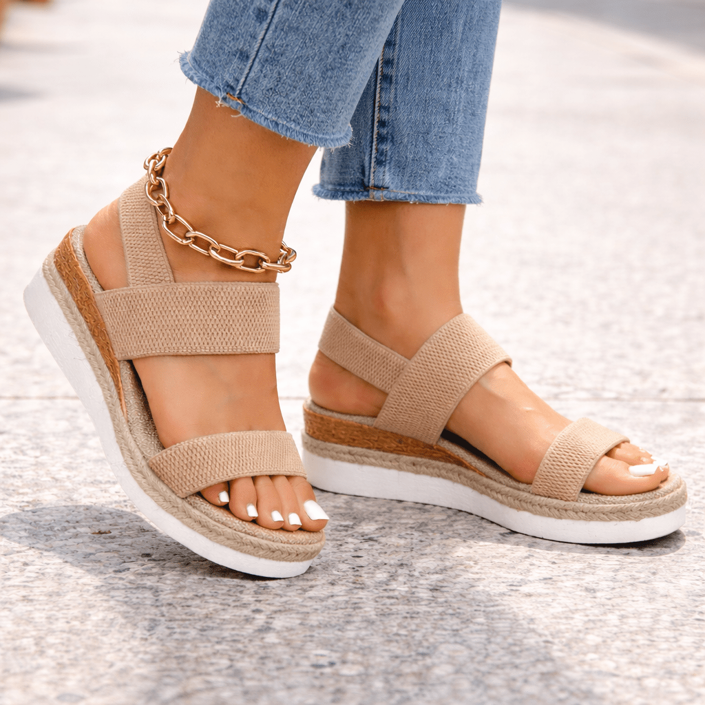 Kvinnors Sandaler med Vadderad Sula 1