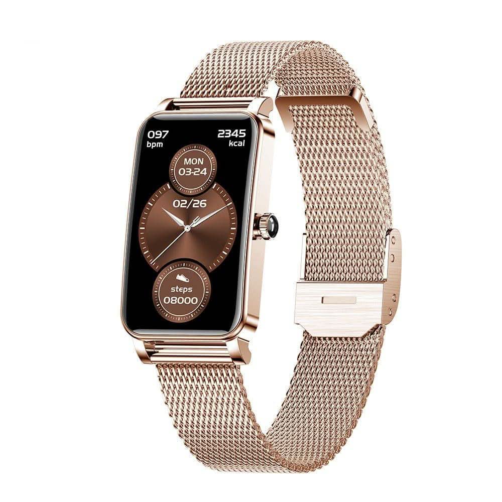 Kvinnors Smartwatch med Träningsspårning och Vattentålig Design 0