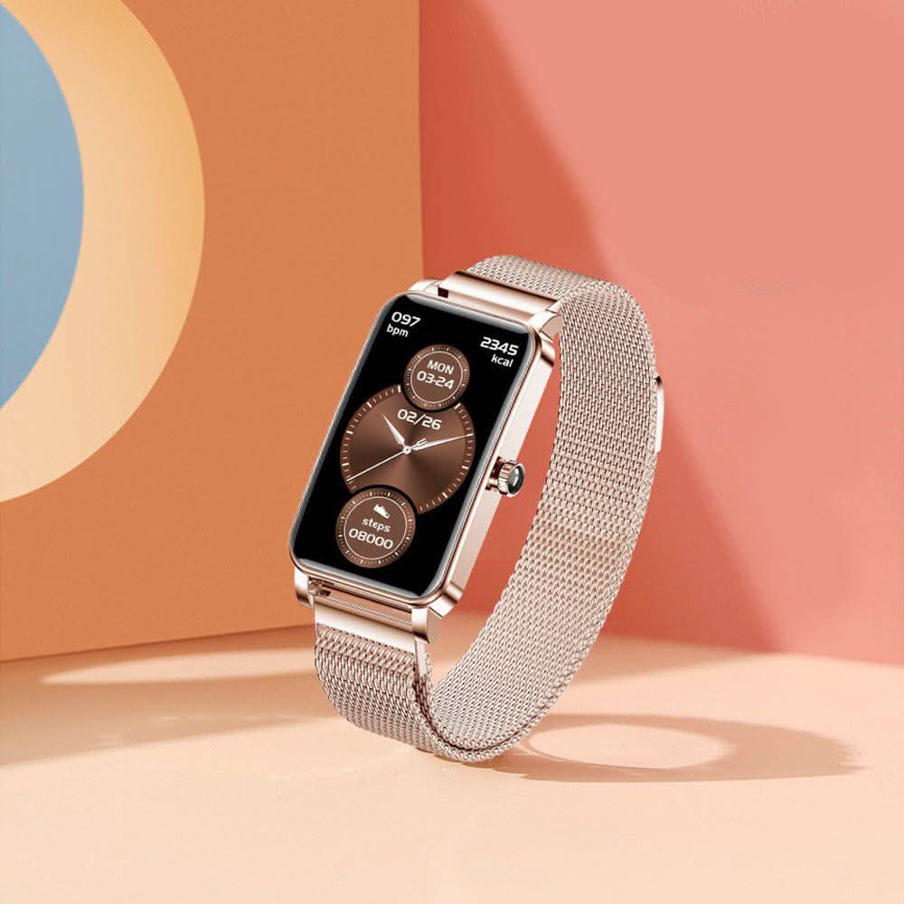 Kvinnors Smartwatch med Träningsspårning och Vattentålig Design 1