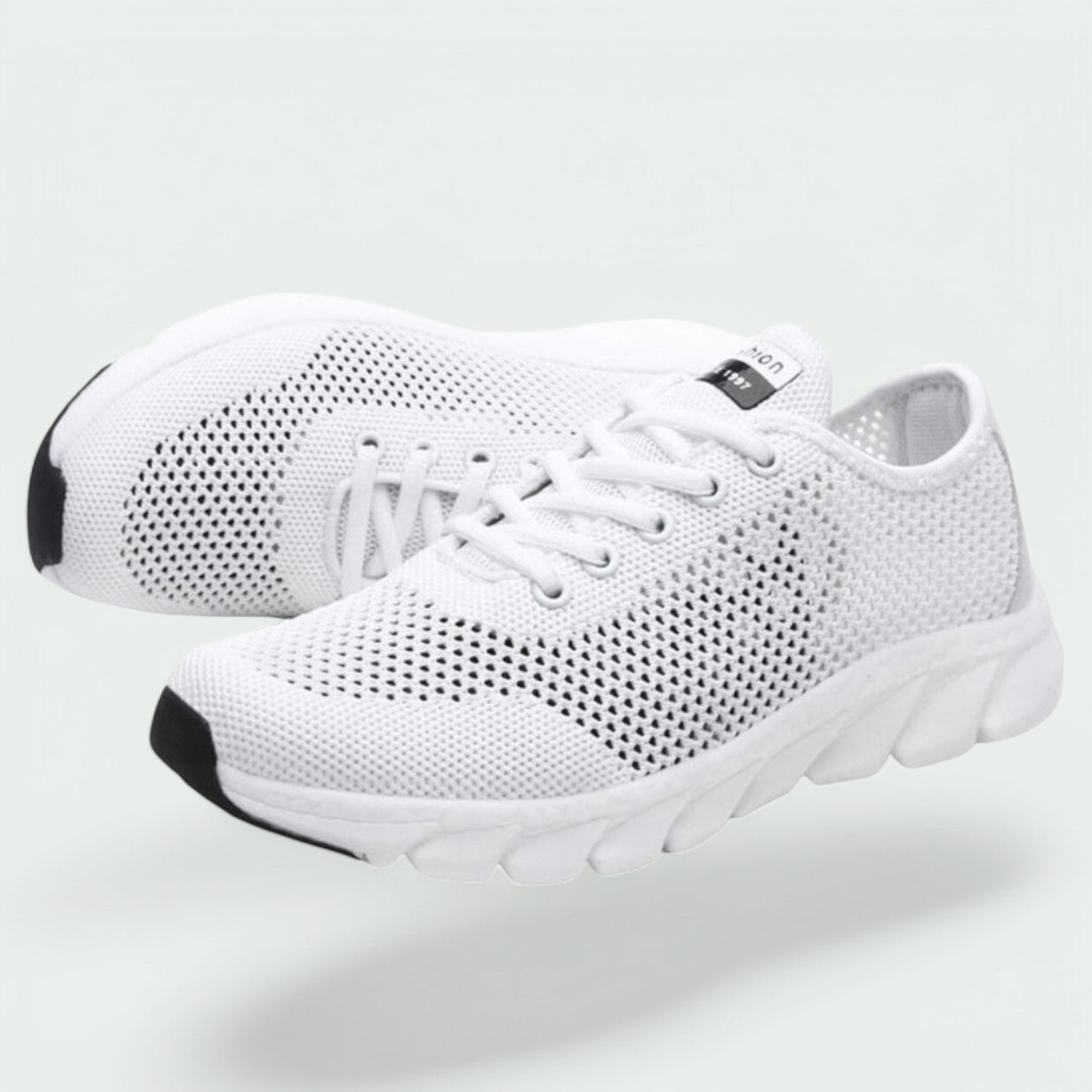 Kvinnors Sneakers Andningsbart Material Ortopedisk Stöd Gummisula 1