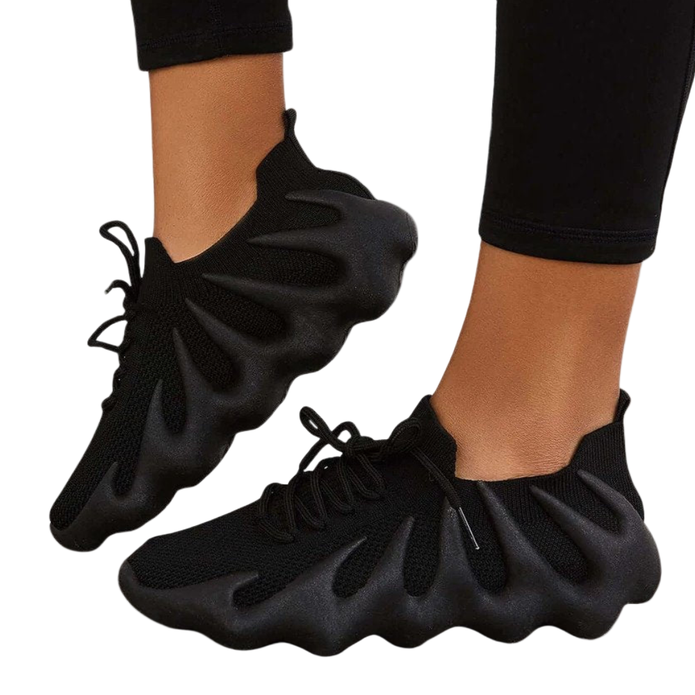 Kvinnors Sneakers Med Flexibel Ovandel för Sport och Fritid 1