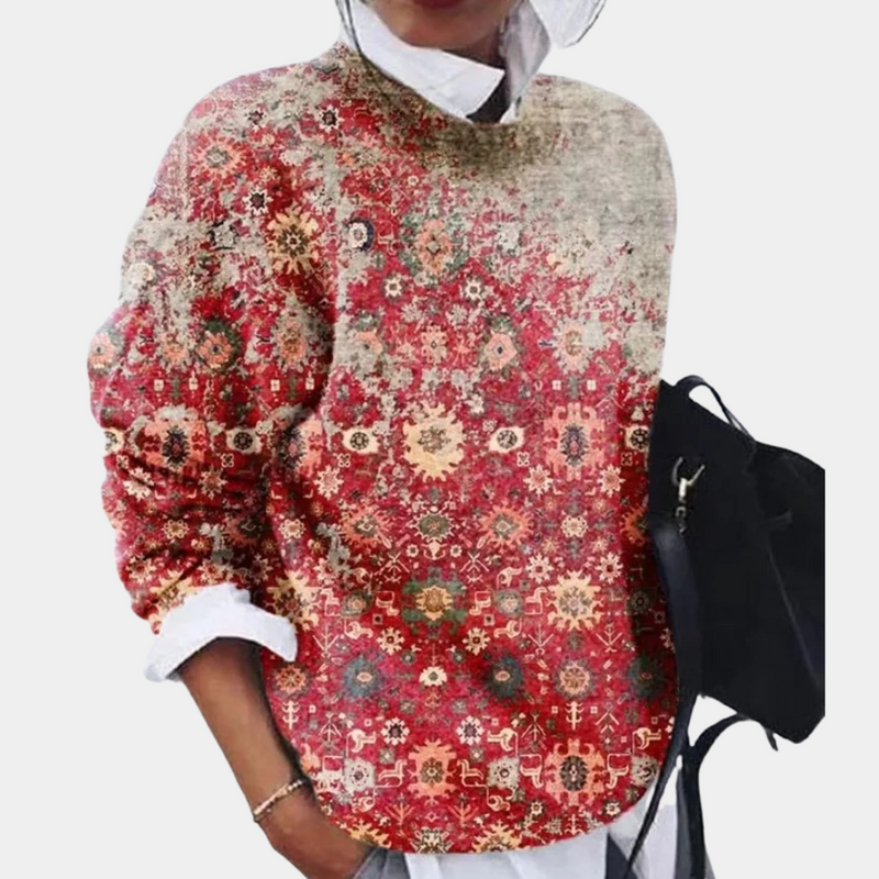 Kvinnors Sweater med Löst Snitt och Elegant Design 4