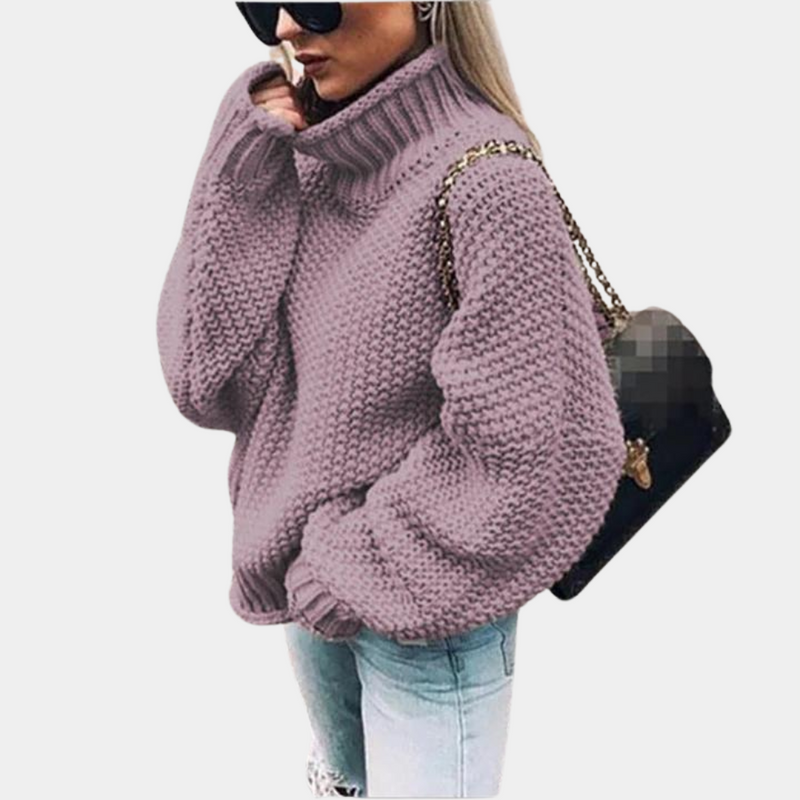 Kvinnors Tjock Sweater Mjuk Bomullskomfort 3