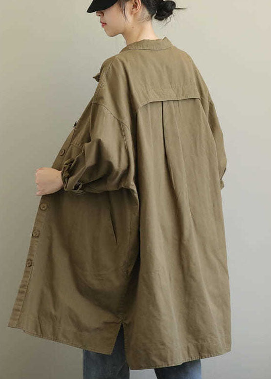 Kvinnors Trench Coat med Peterpan Krage 3