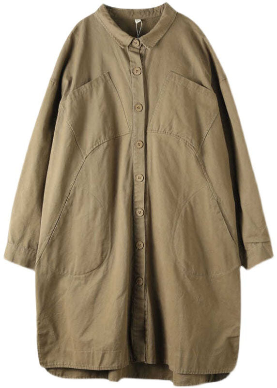 Kvinnors Trench Coat med Peterpan Krage 4
