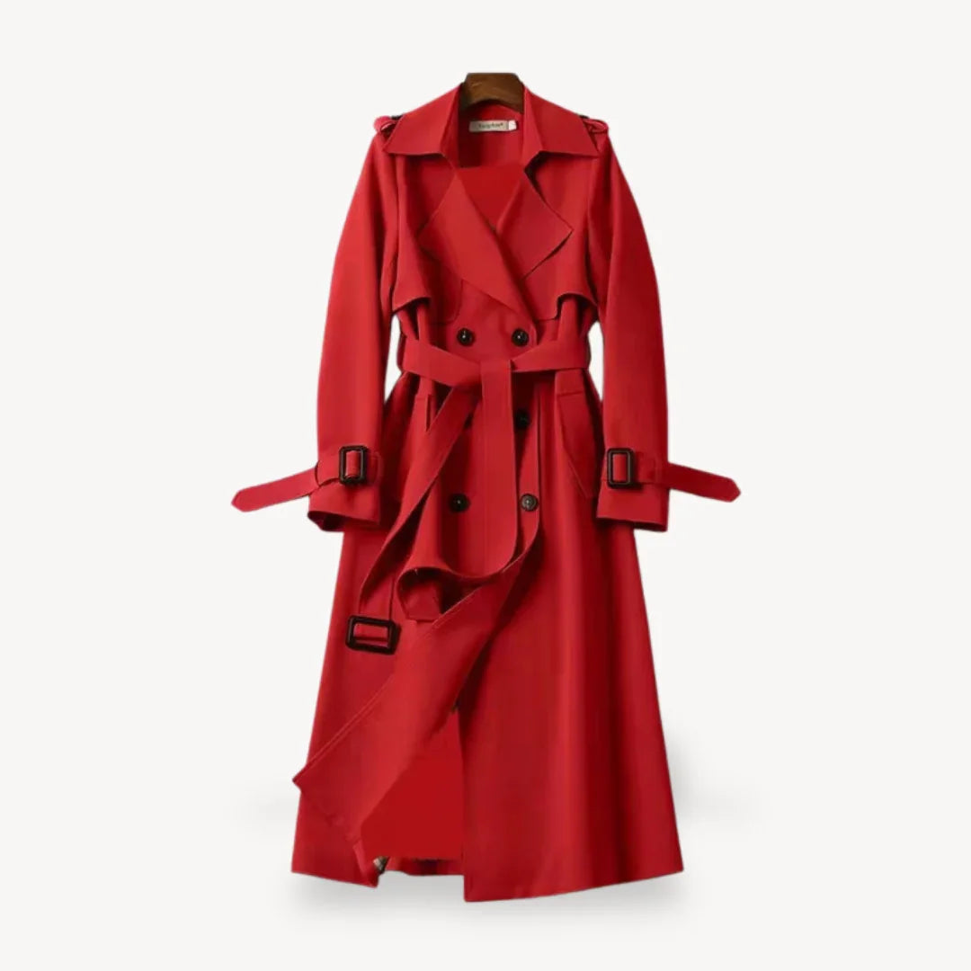 Kvinnors Trenchcoat Klassisk Stil 1