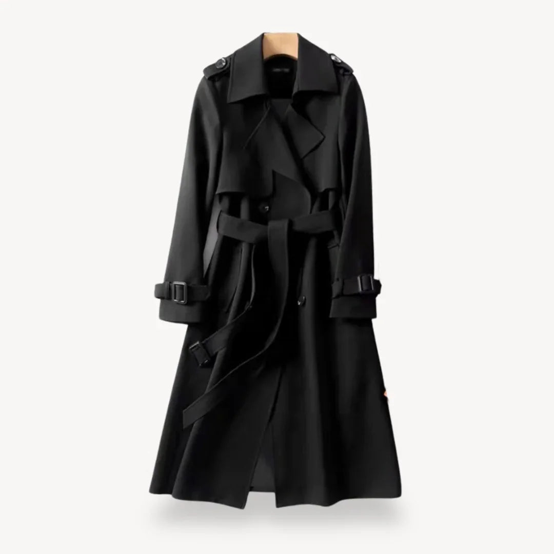 Kvinnors Trenchcoat Klassisk Stil 3