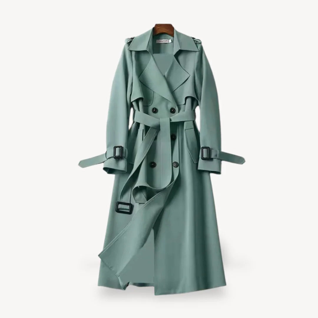 Kvinnors Trenchcoat Klassisk Stil 5