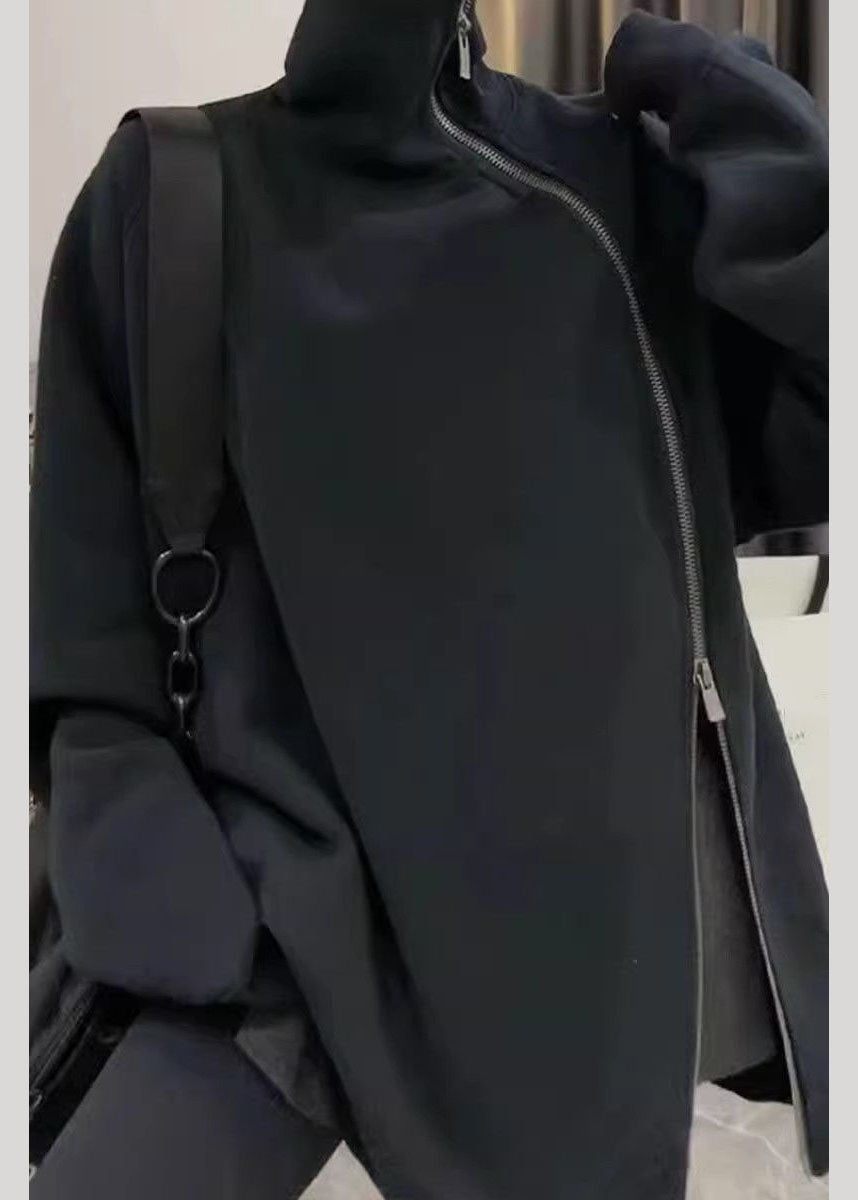 Kvinnors Turtleneck Tröja Med Öppen Sida Trendig Stil 4