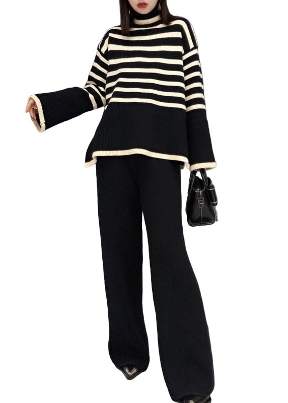 Kvinnors Tvådelad Kostymset Randig Modern Stil 0