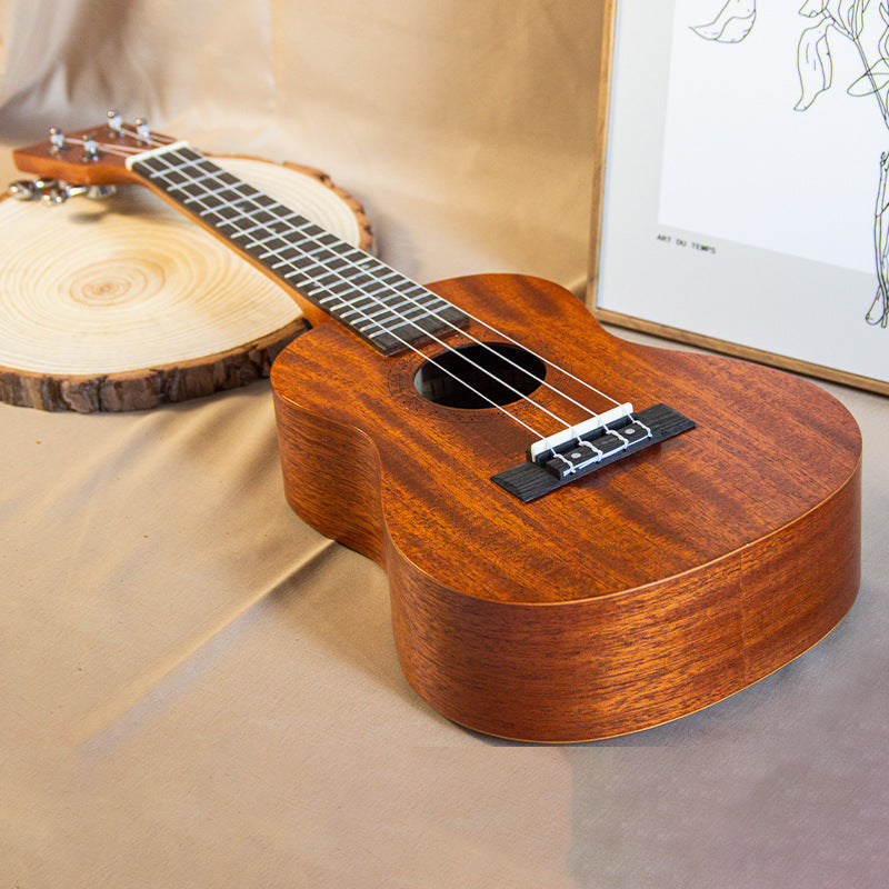 Kvinnors Ukulele Med Solid Trädesign 1