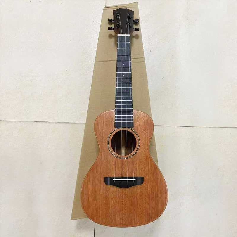 Kvinnors Ukulele Med Solid Trädesign 4