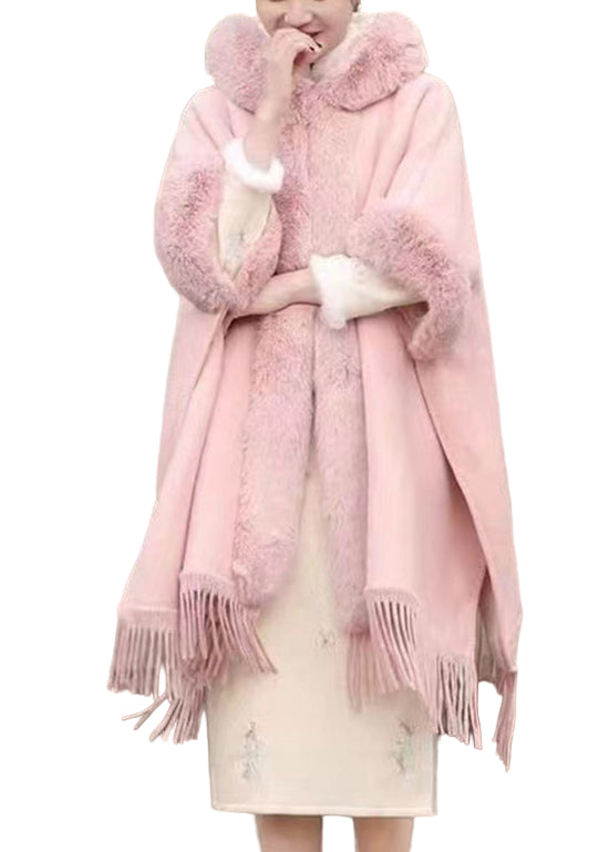 Kvinnors Ullrock med Tofs Huva Tidlös Stil 0