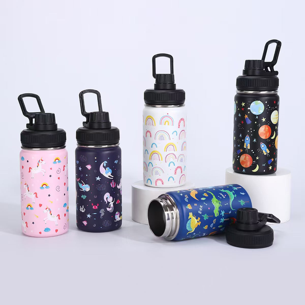 Kvinnors Vattenflaska i Rostfritt Stål Trendig Design 1