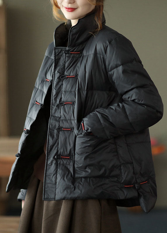 Kvinnors Vintage Vinterdunkappa med Stativkrage 1