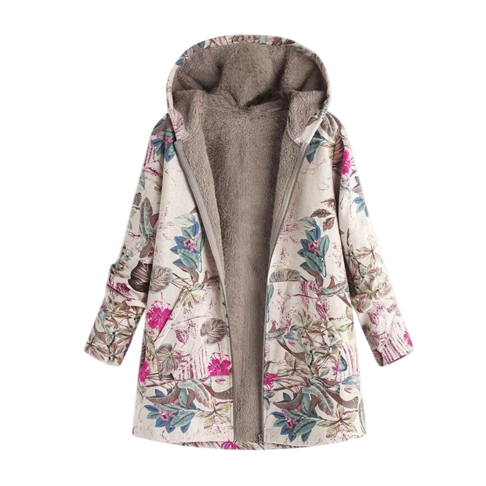 Kvinnors Vinterjacka i Mjuk och Varm Design 0