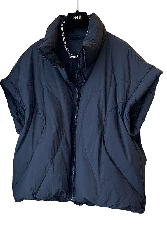 Kvinnors Vinterväst med Turtleneck och Dragkedja 0