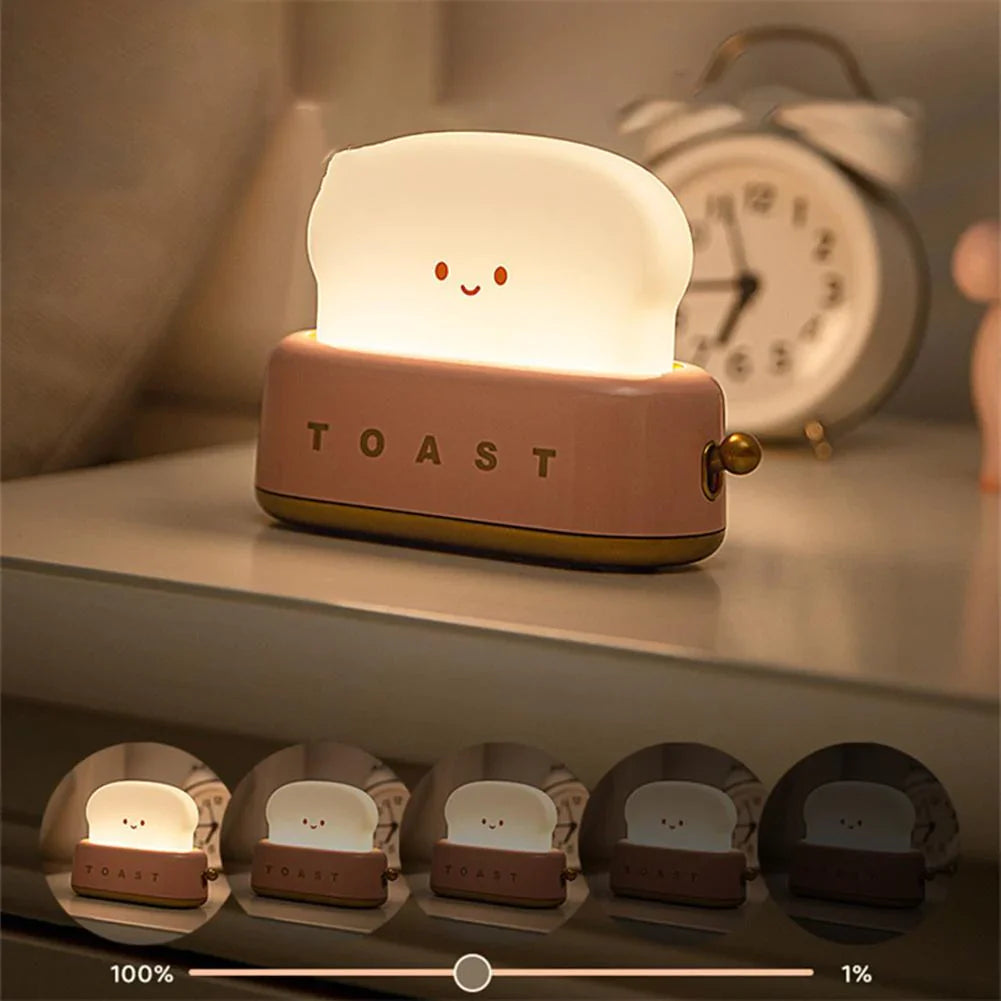 LED Nattlampa Brödrost Design 2