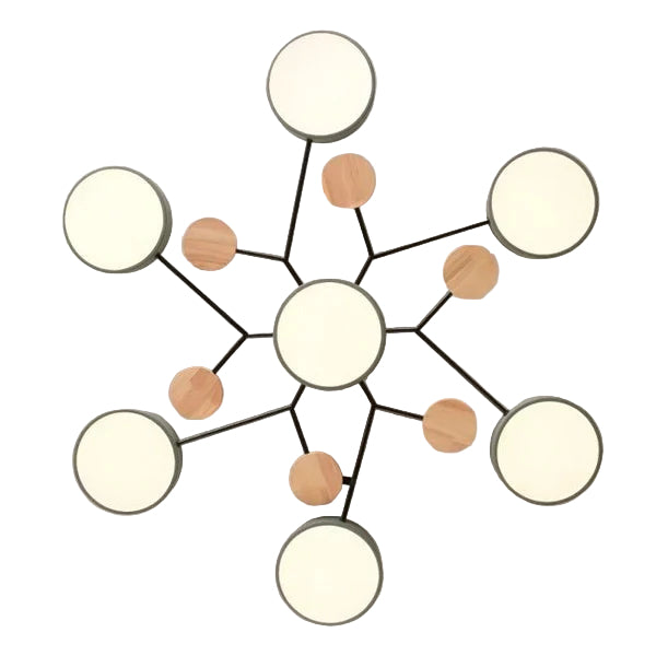 LED Taklampa med Grenad Design 2