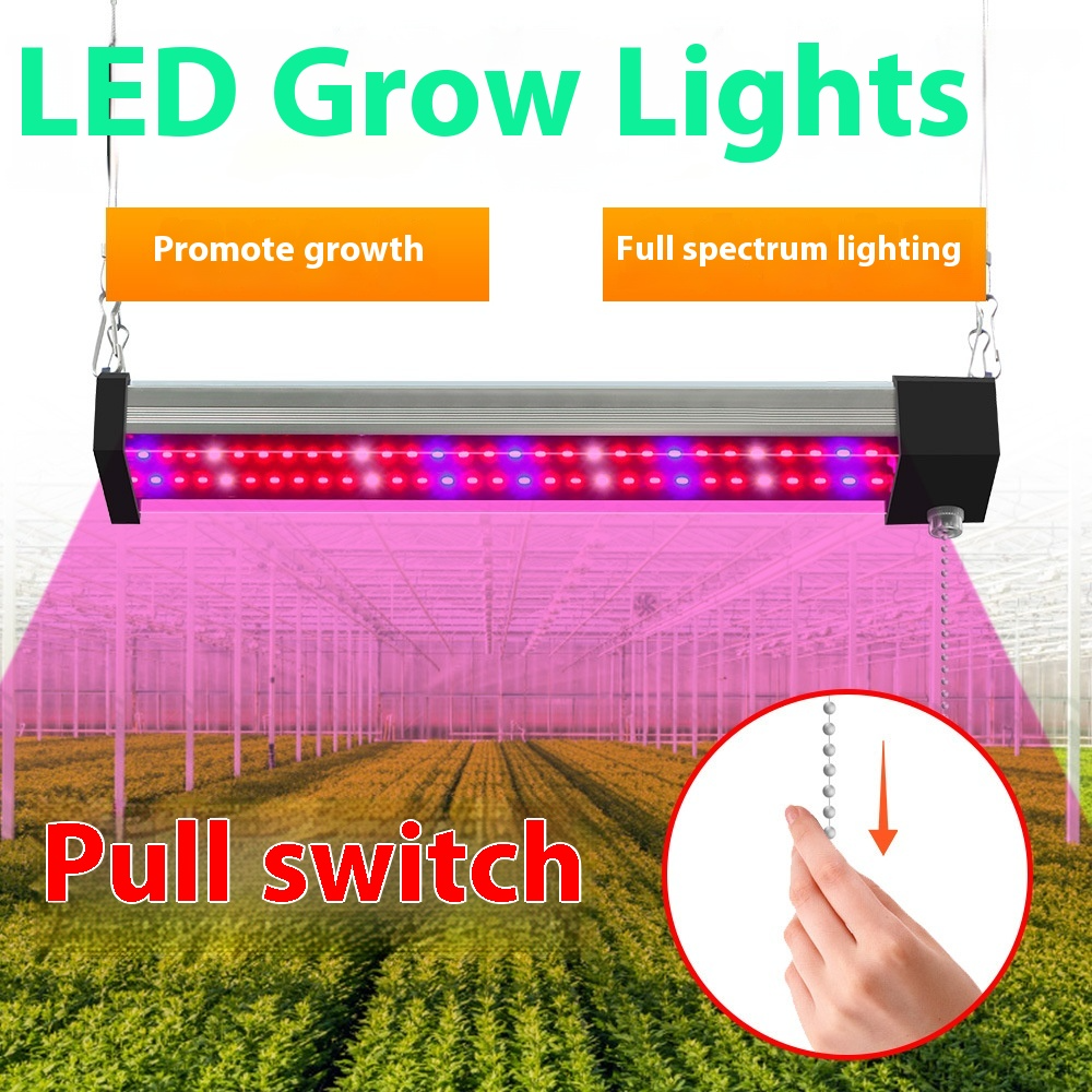 LED Växtlampa Fullspektrum för Inomhusbruk - Energibesparande och Justerbar Ljusstyrka 1