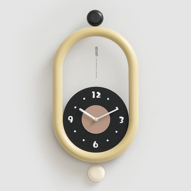 Lång Väggklocka Modern Design 3D 8