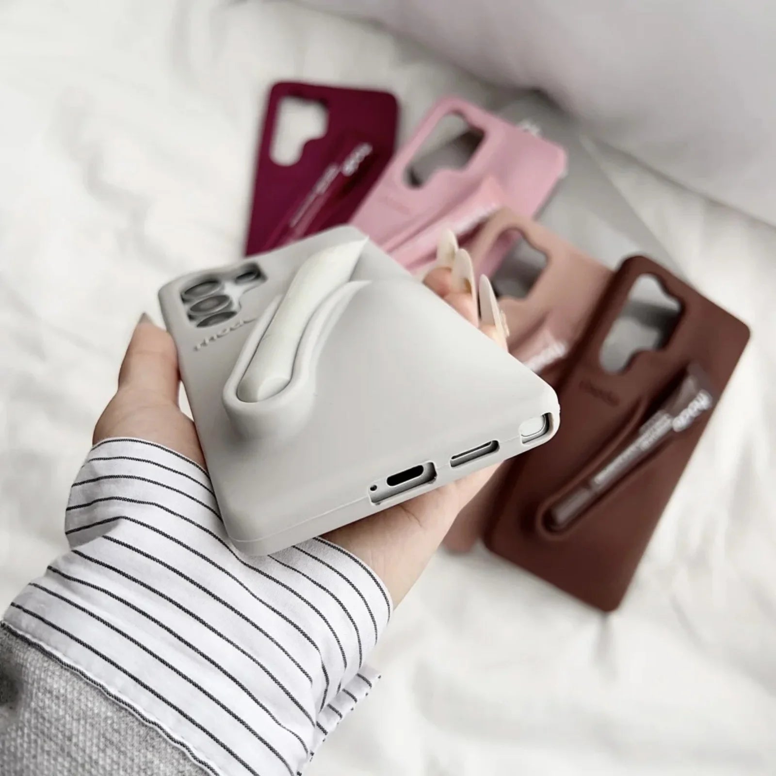 Läppfodral För Samsung Galaxy Med Läppglansset Stilfull Accessoar 2