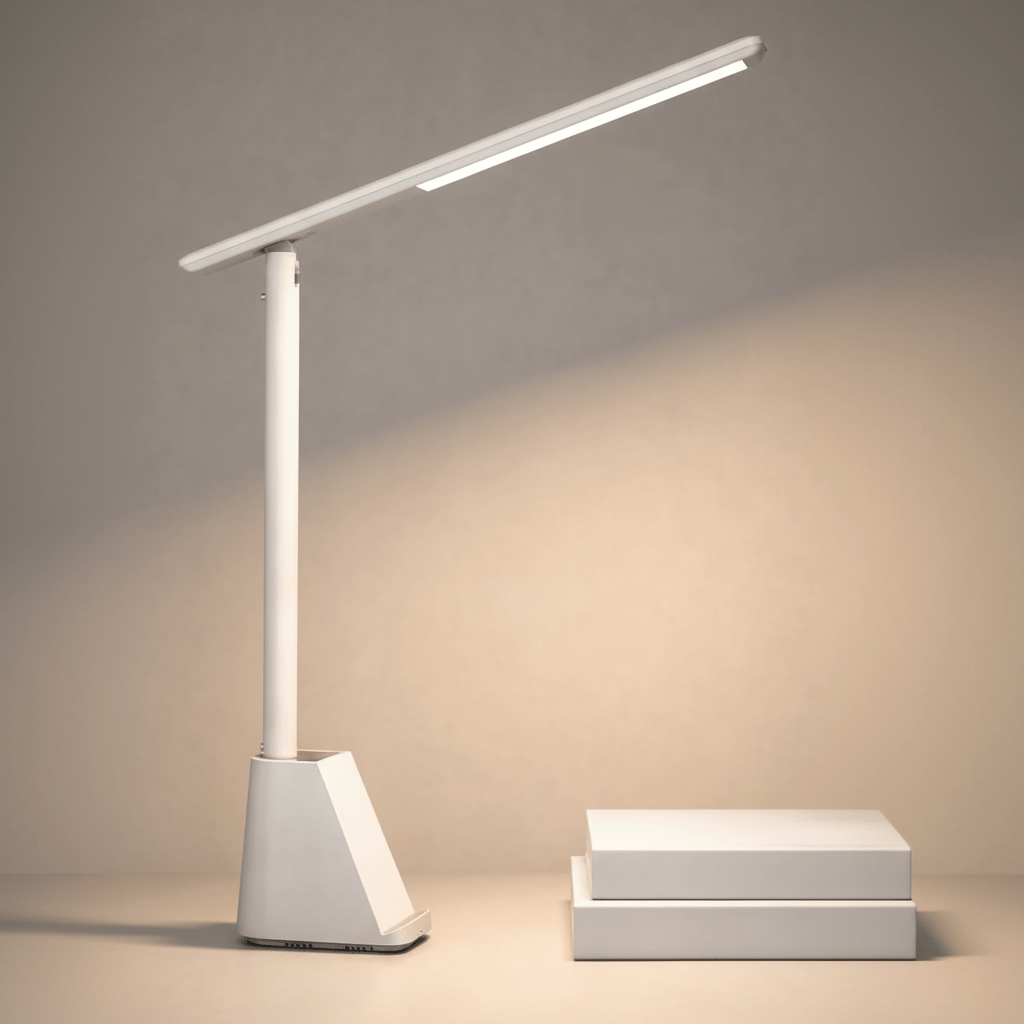 Liten Bordslampa Fällbar Med Dimbart LED-Ljus För Hemmakontor Och Resor 7