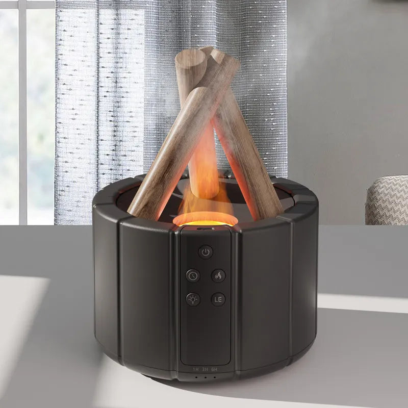 Luftfuktare med Simulerad Lägereld för Rummet - Perfekt för Sovrum och Avkoppling 8