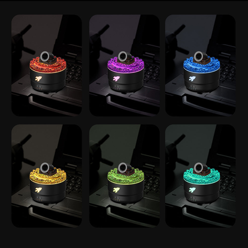 Luftfuktare och Aromspridare med Lavaeffekt 4