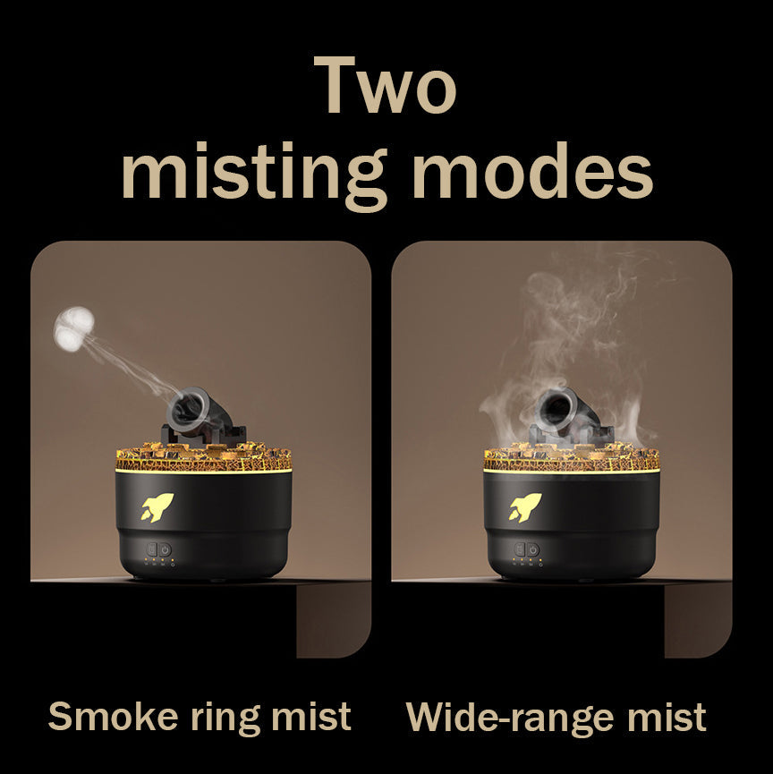 Luftfuktare och Aromspridare med Lavaeffekt 5