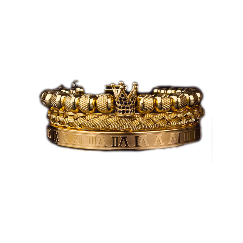 Lyx Krona Armband Set