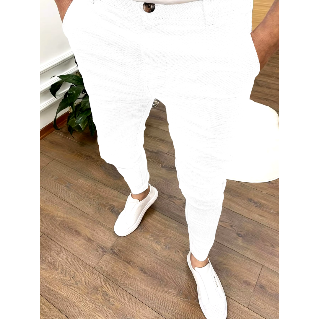 Mäns Affärsbyxor Klassisk Stil 7