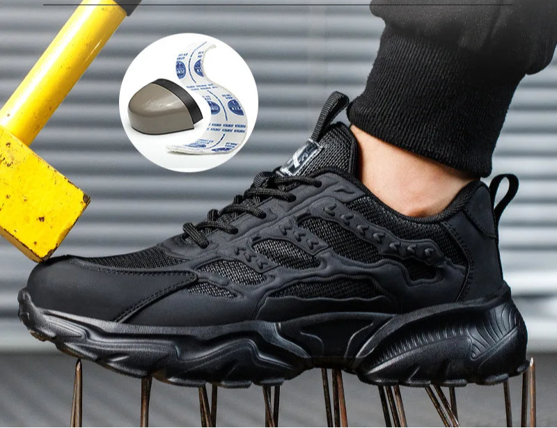 Mäns Arbetskängor Ståltå Kevlar-Mellansula Andningsbar Design 1