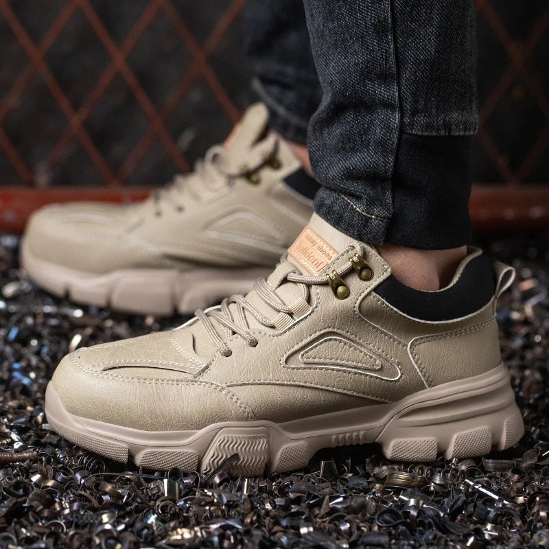 Mäns Arbetskor Taktisk Design med Ståltå och Anti-Glid Sula 2