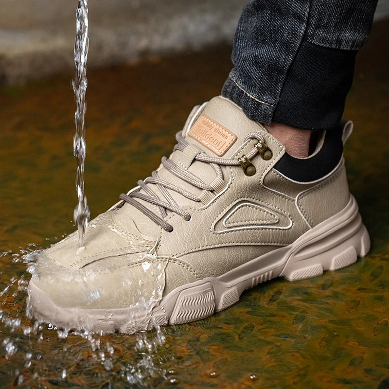 Mäns Arbetskor Taktisk Design med Ståltå och Anti-Glid Sula 3