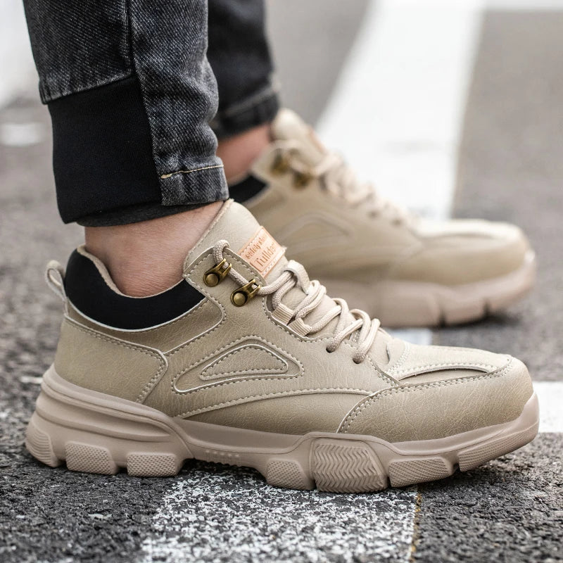 Mäns Arbetskor Taktisk Design med Ståltå och Anti-Glid Sula 5