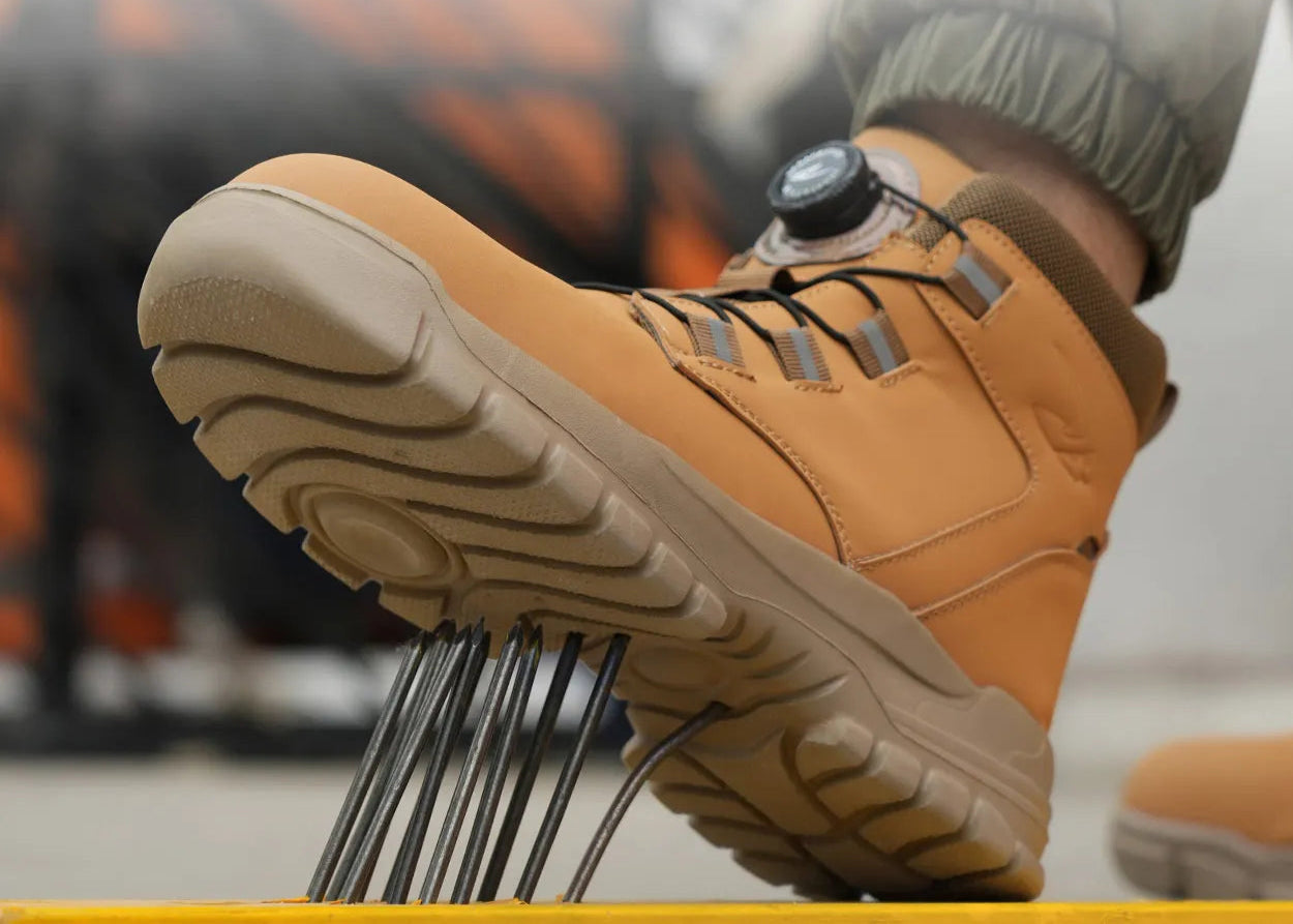 Mäns Arbetsstövlar Vattentåliga med Ståltå Modern Design 2