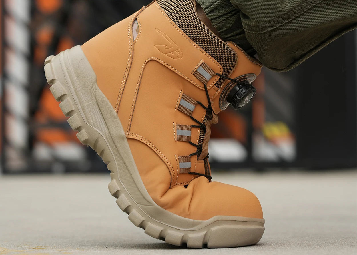 Mäns Arbetsstövlar Vattentåliga med Ståltå Modern Design 3