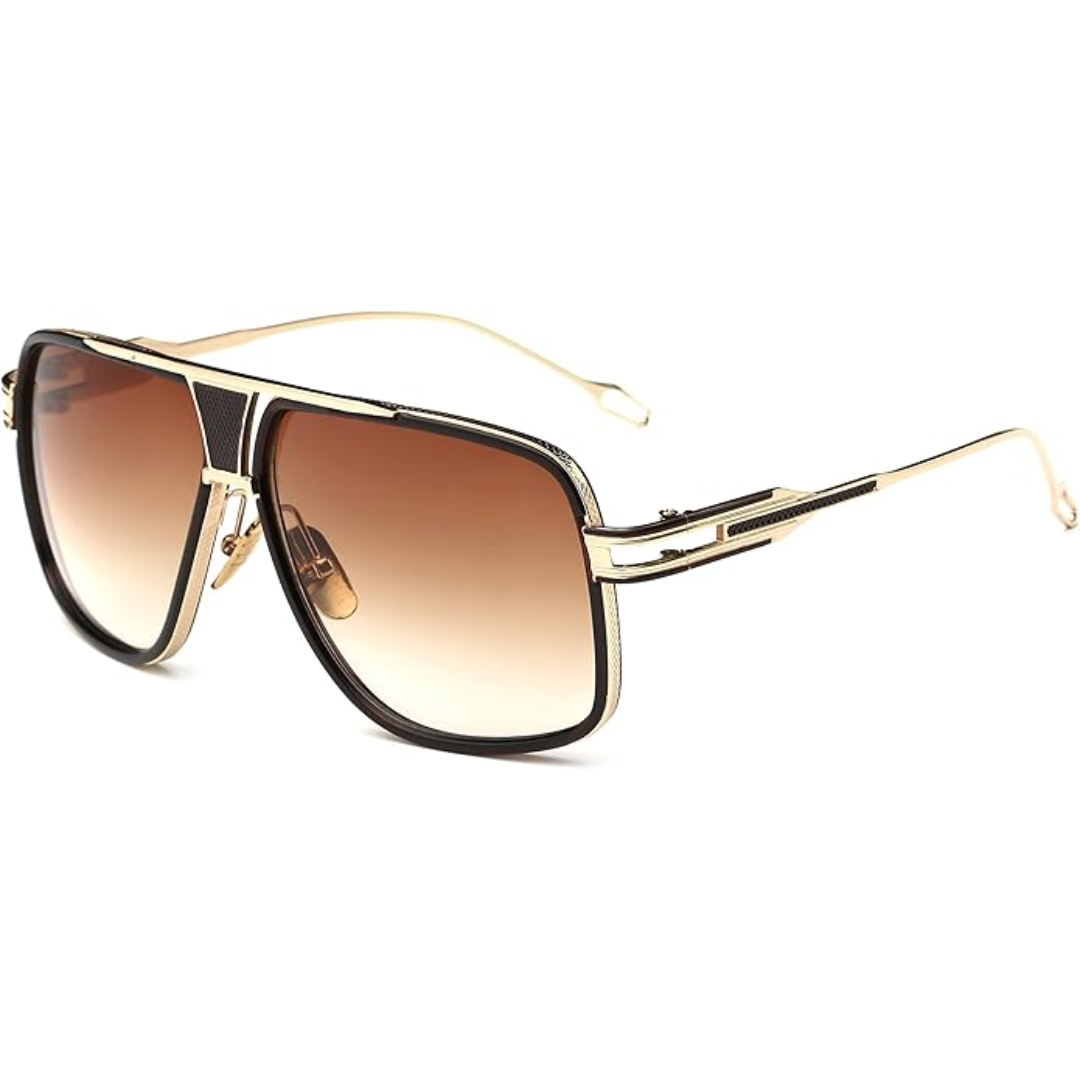 Mäns Aviator Solglasögon Med UV-skydd Tidlös Design 0