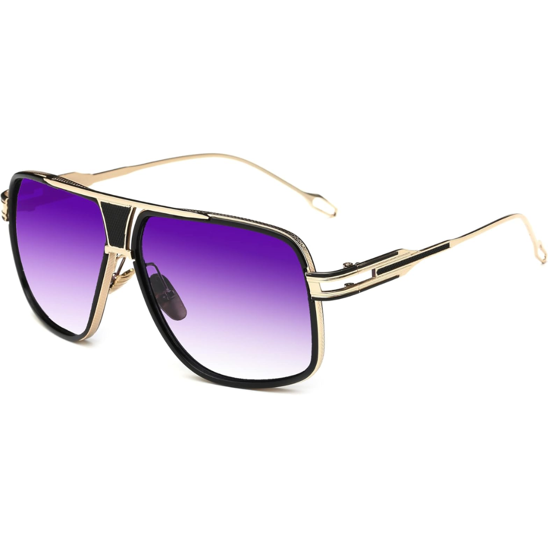 Mäns Aviator Solglasögon Med UV-skydd Tidlös Design 5