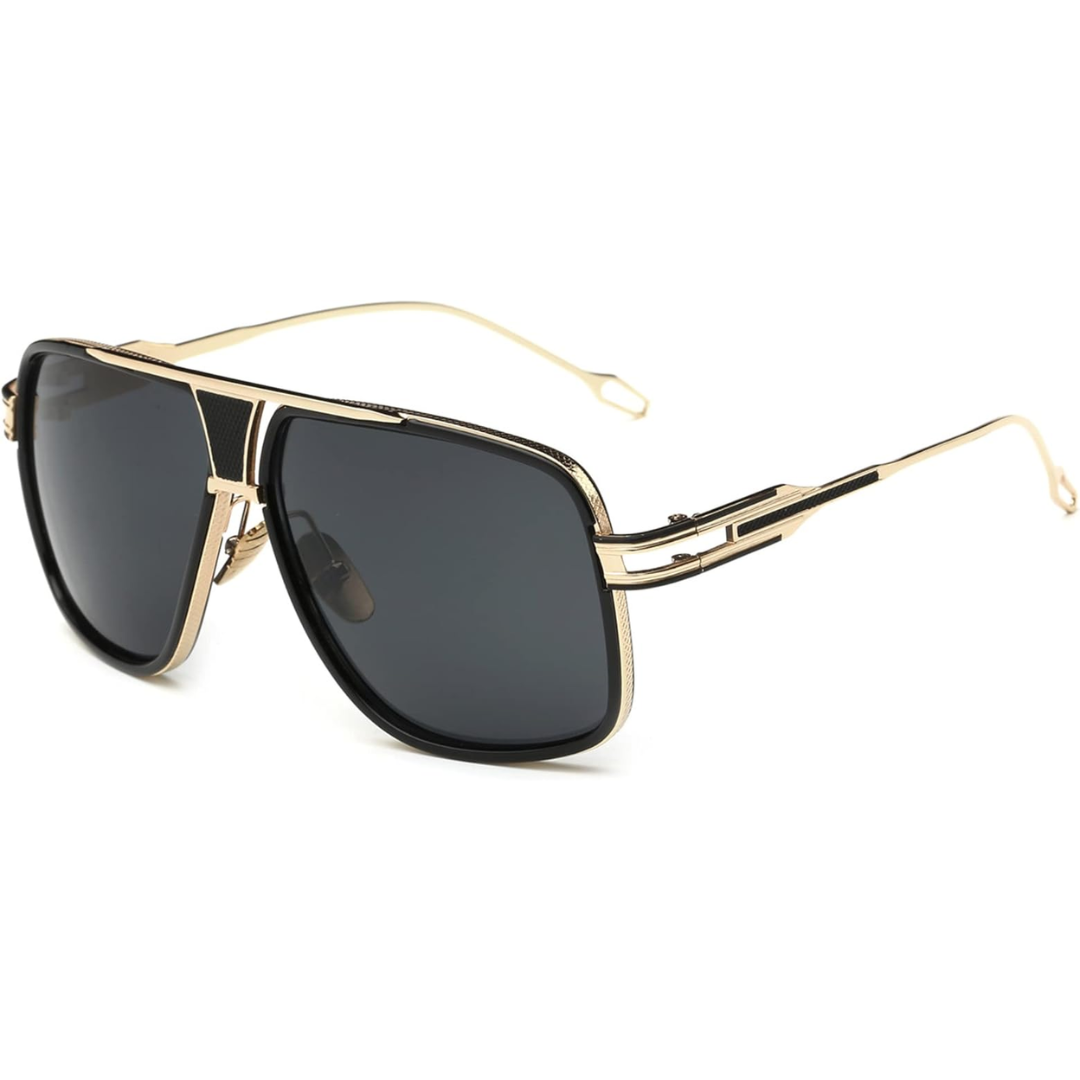 Mäns Aviator Solglasögon Med UV-skydd Tidlös Design 6