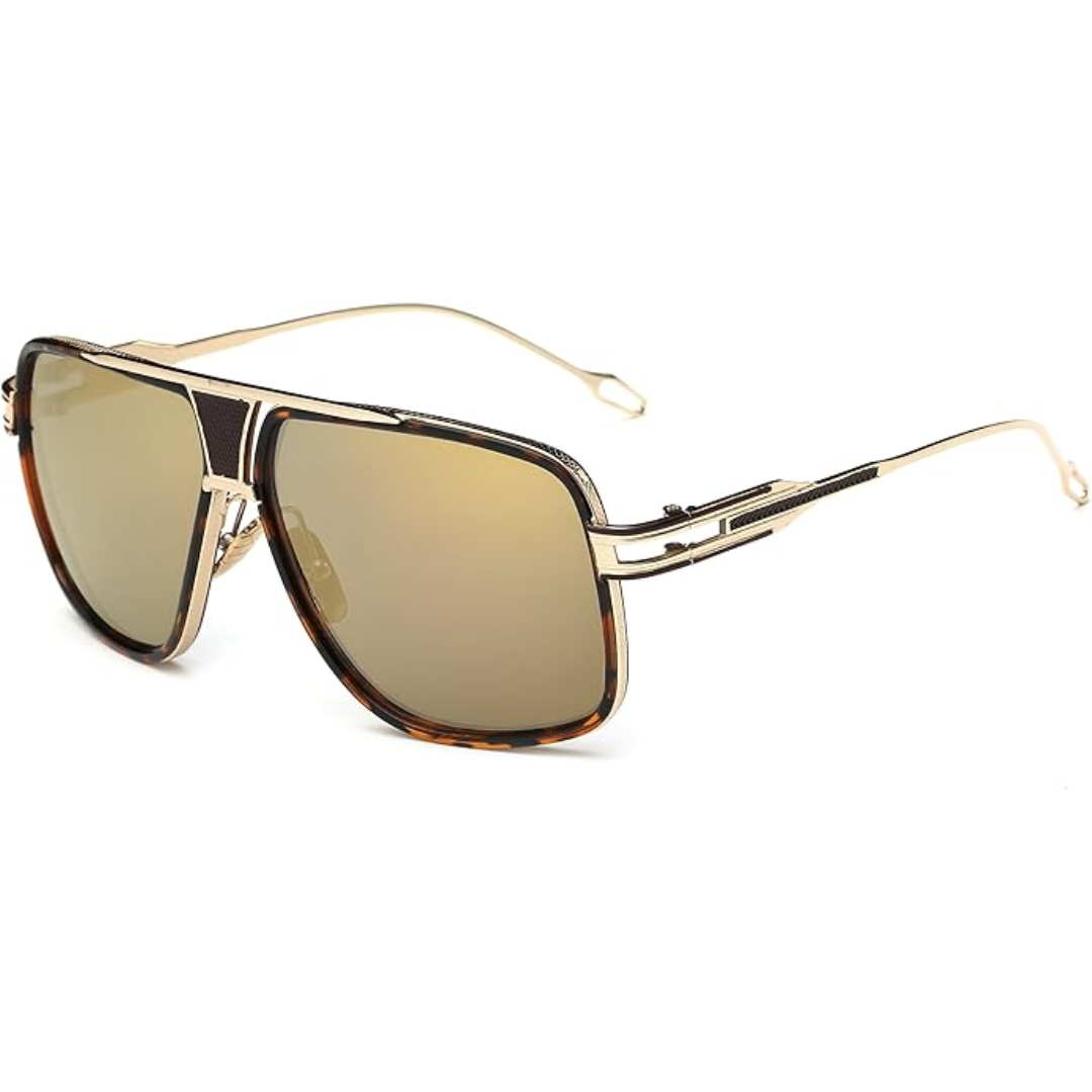 Mäns Aviator Solglasögon Med UV-skydd Tidlös Design 8