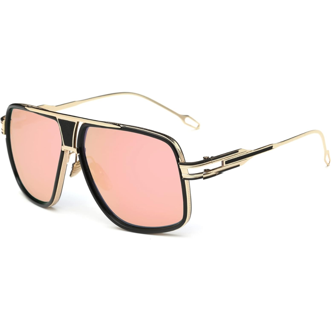 Mäns Aviator Solglasögon Med UV-skydd Tidlös Design 9