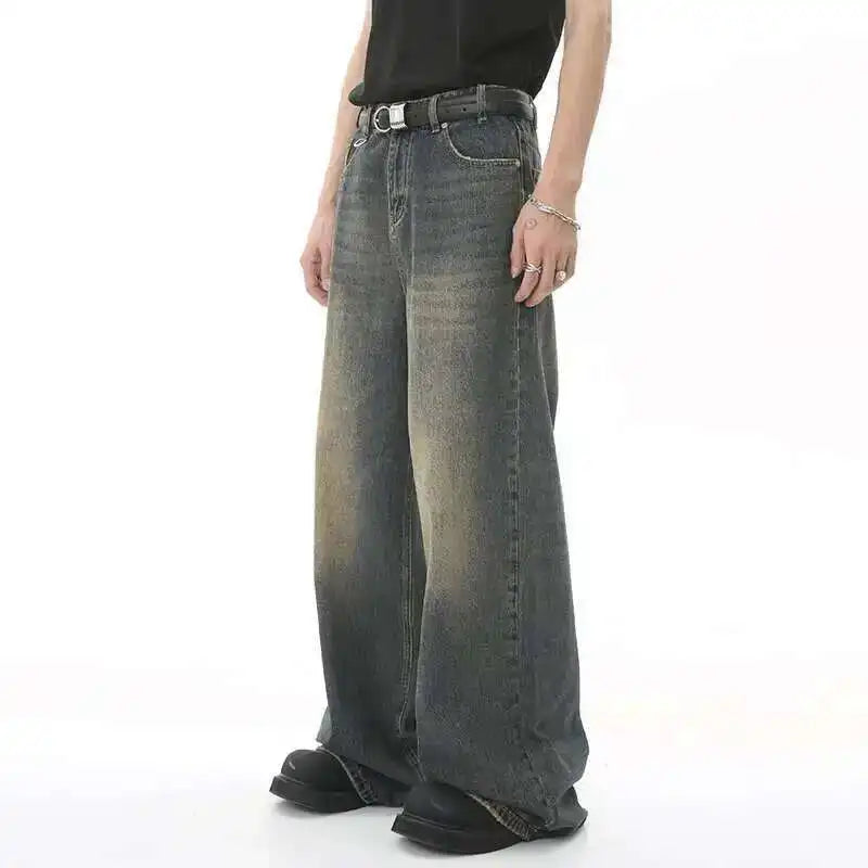 Mäns Baggy Jeans Y2K Stil 1