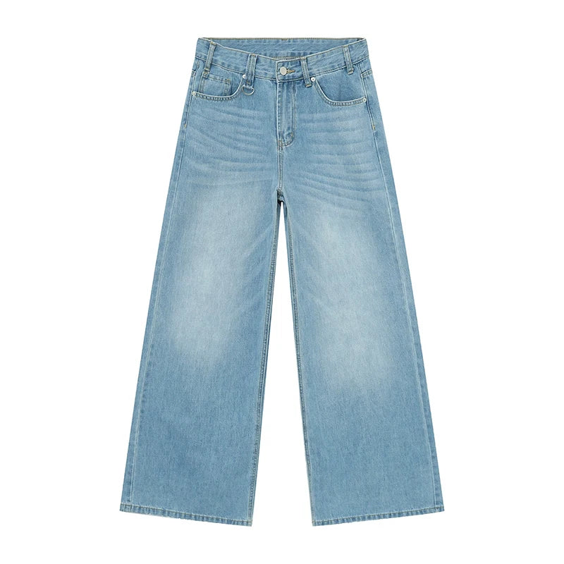 Mäns Baggy Jeans Y2K Stil 5