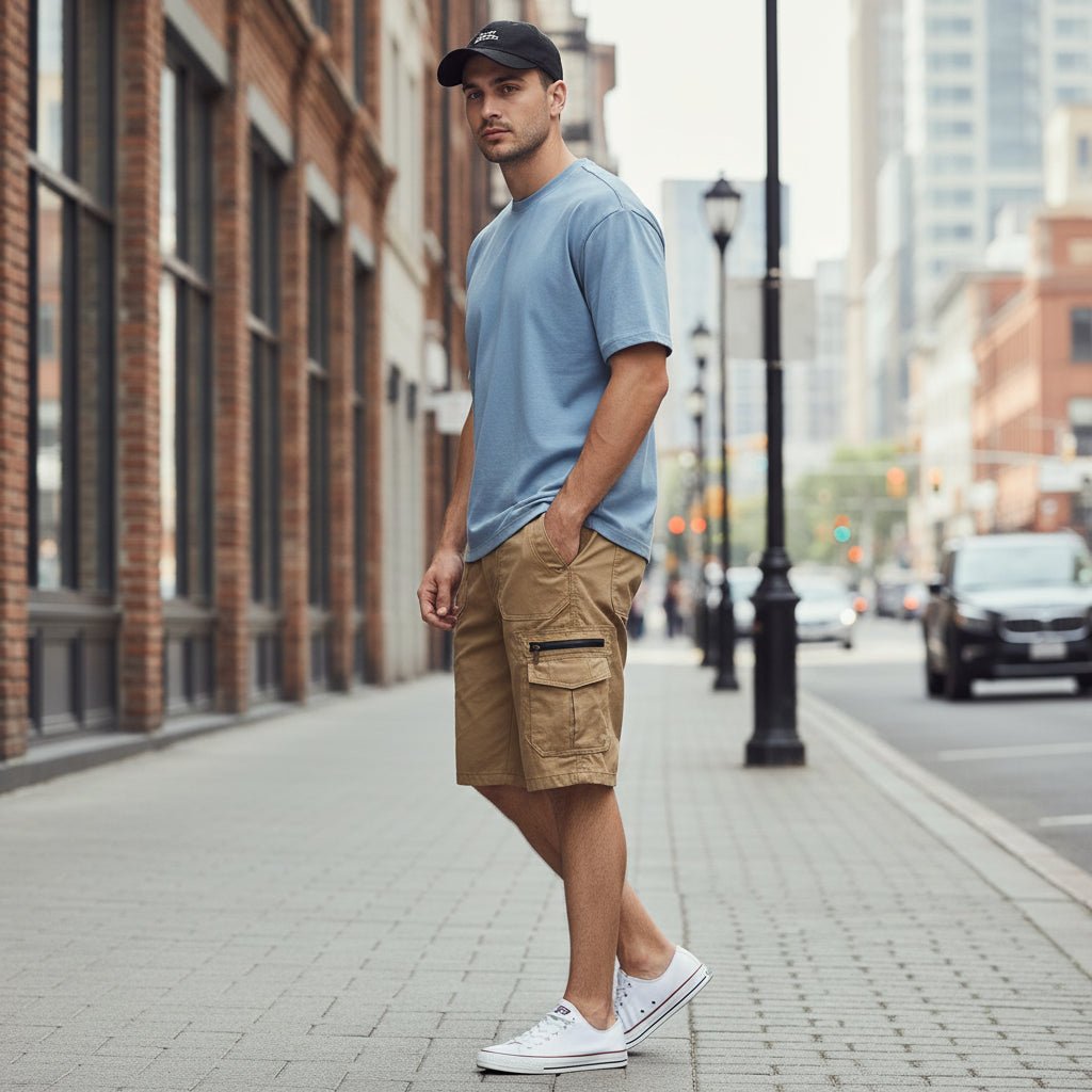 Mäns Bermuda Shorts Avslappnad Stil 3