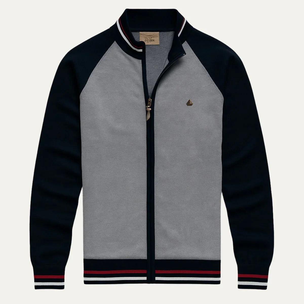 Mäns Cardigan med Dragkedja 3