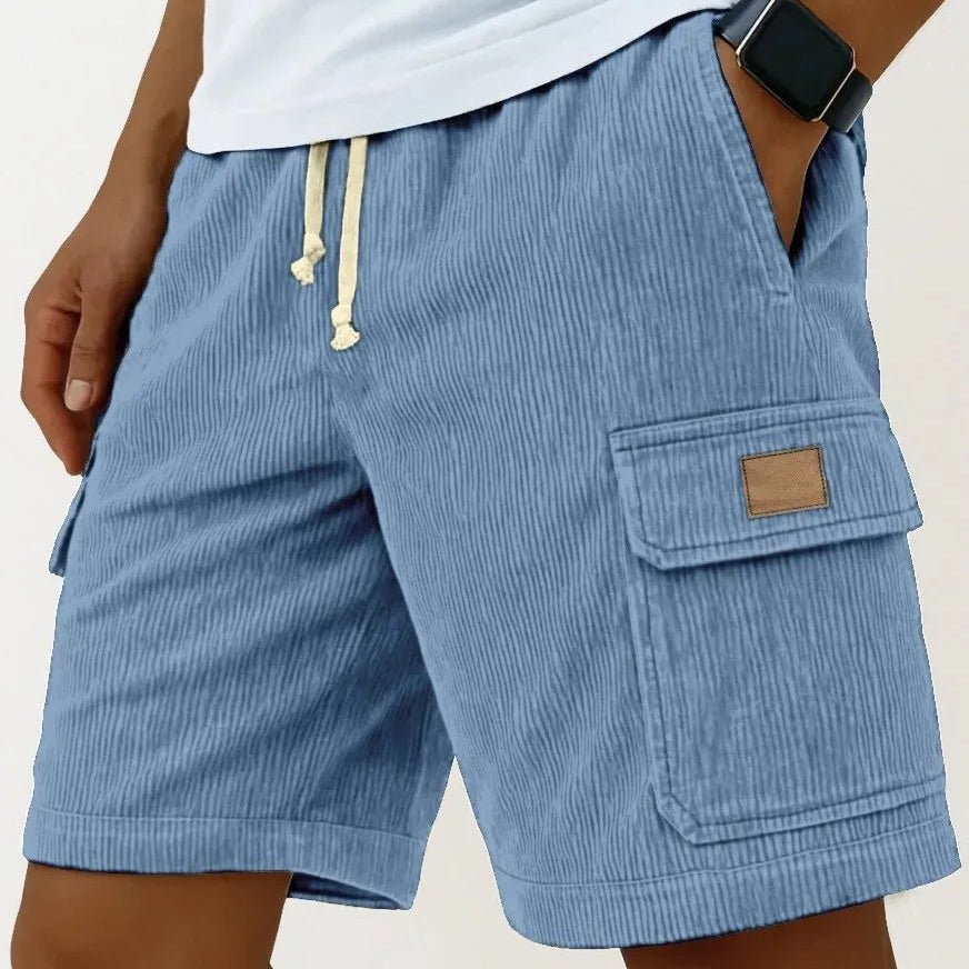Mäns Cargo Bermuda Shorts Retro Stil 6