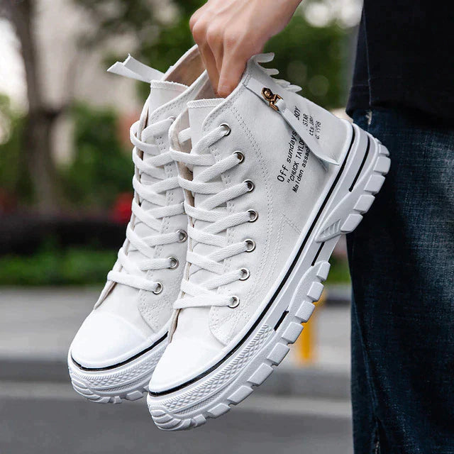 Mäns Höga Sneakers Urban Stil 0
