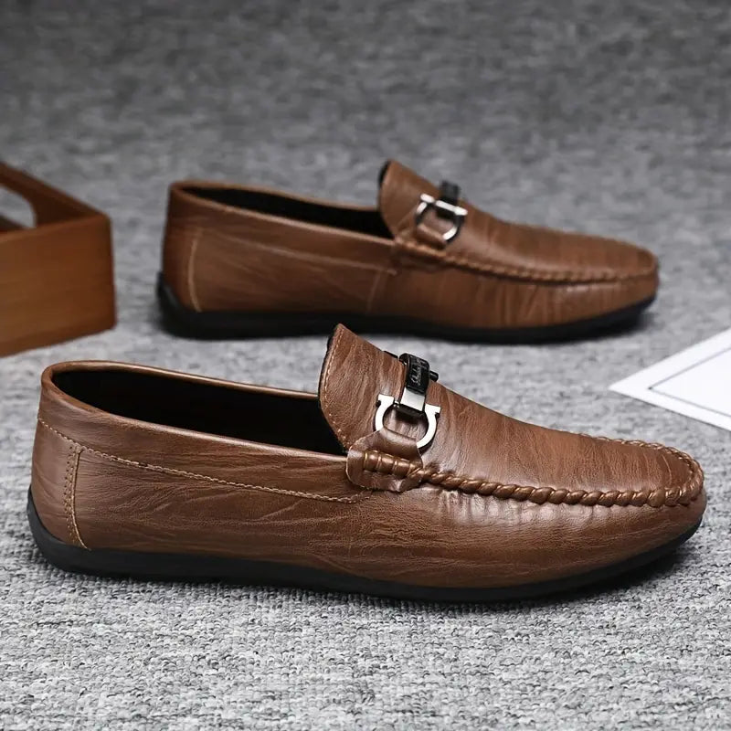 Mäns Klassiska Loafers Stilrena 2